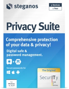 Упаковка Steganos Privacy Suite — спереди